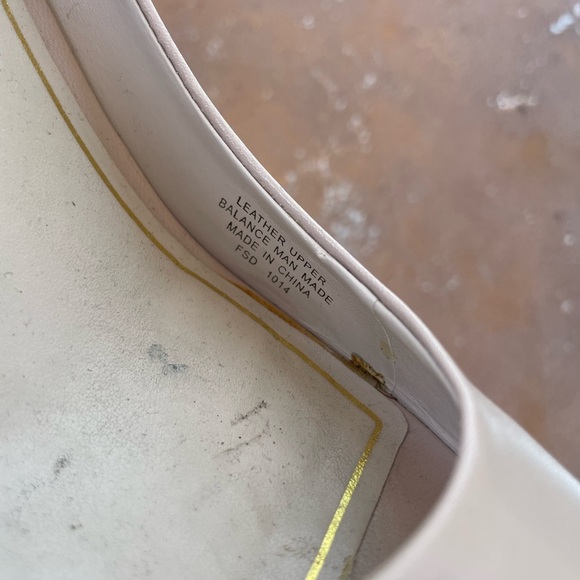 Enzo angiolini leather cream heels sz 7.5 - Picture 7 of 7